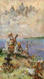 P.Redin painting Songs of Kobzar about the heroes of the homeland