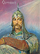 P.Redin painting Prince Svyatoslav Igorevich