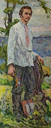 P.Redin painting Youth of Taras Shevchenko