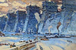 П.Редин картина Зима 1931 года