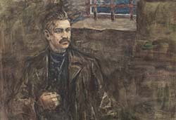P.Redin picture The revolutionary Ivan Babushkin in Ekaterinoslav prison, 1902