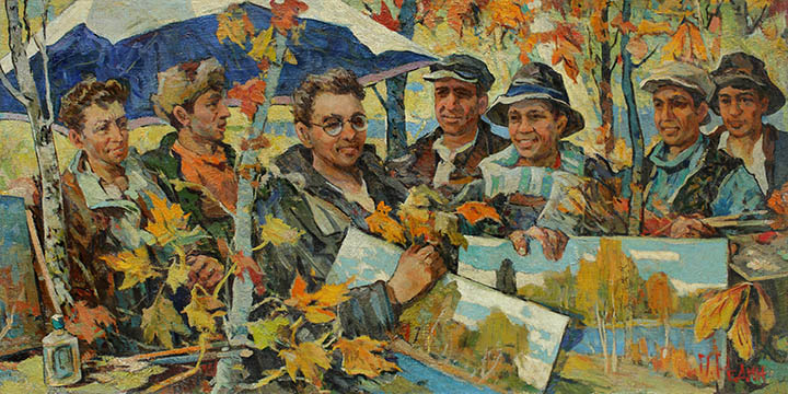 P.Redin picture Zaporozhye artists of Kolosovsky's group